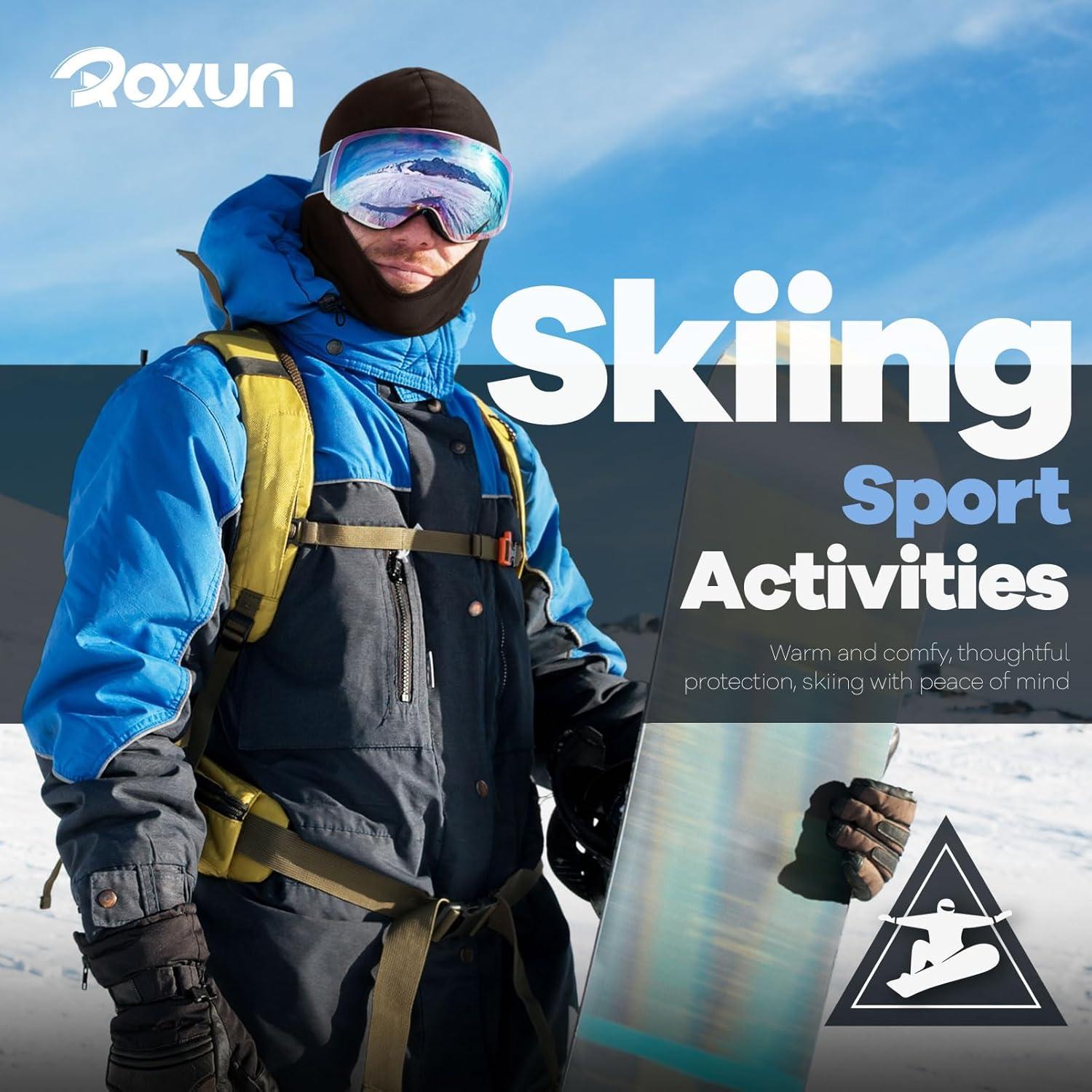 imageBalaclava Ski Mask 5 Pack Neck Gaiter Motorcycle Scarf Summer Cooling UV Protector MenWomenBlackwhitenavy Bluearmy Greendark Gray