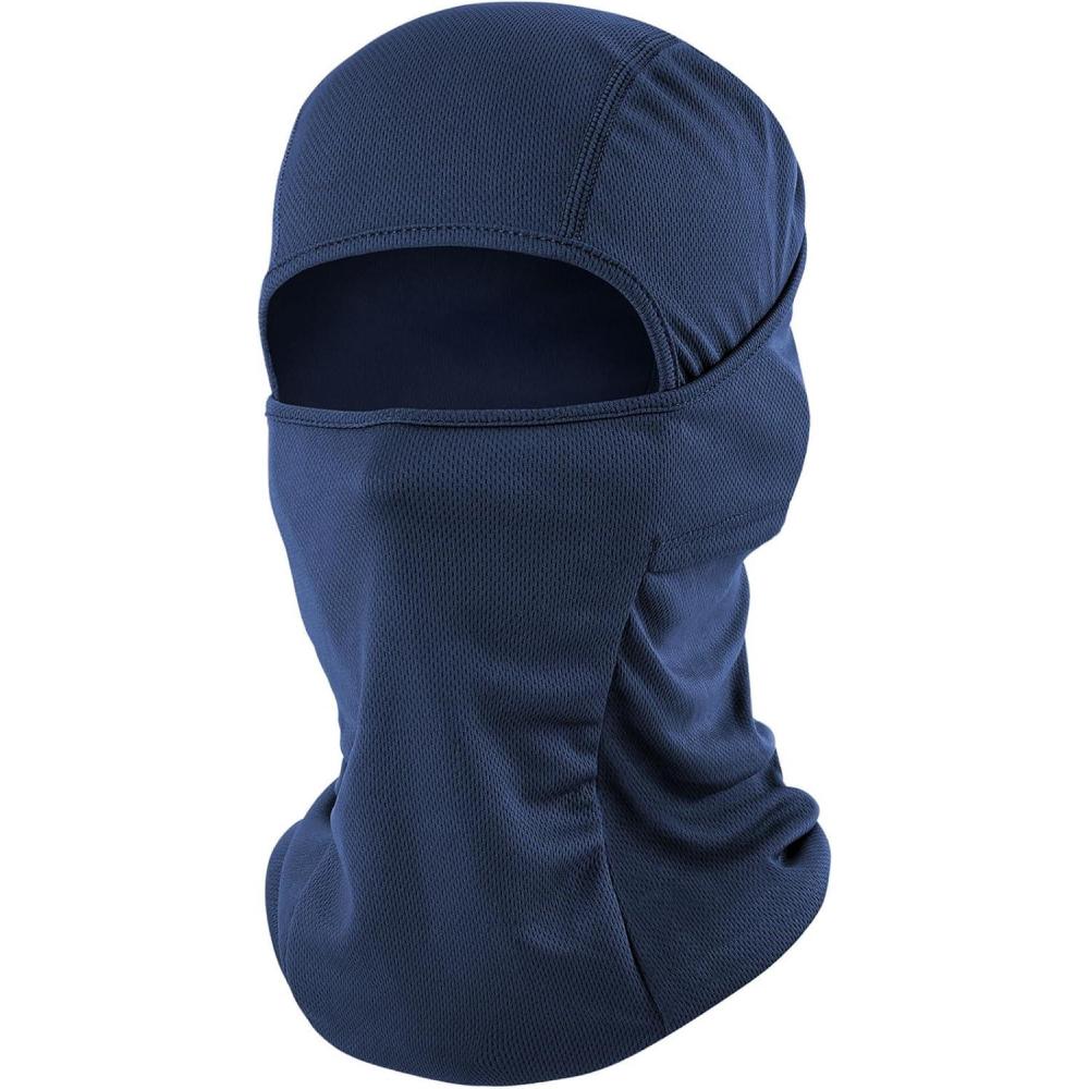 imageSki Mask Balaclava Shiesty Motorcycle Football Windproof UV Protector Cooling for MenWomenNavy Blue