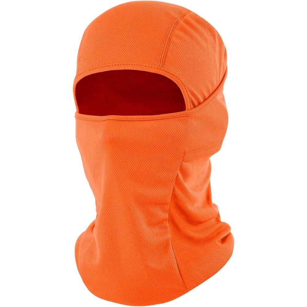 imageSki Mask Balaclava Shiesty Motorcycle Football Windproof UV Protector Cooling for MenWomenOrange