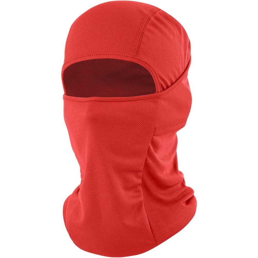imageSki Mask Balaclava Shiesty Motorcycle Football Windproof UV Protector Cooling for MenWomenRed