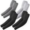 4 Pairs - 2 Black+dark Gray+light Gray