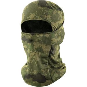 Ski Mask Balaclava Shiesty, Motorcycle Football Windproof UV Protector Cooling for Men/Women(Green Camo)