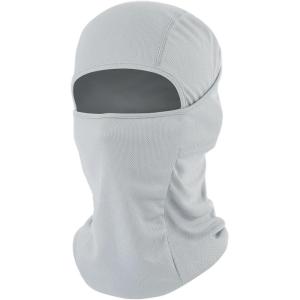 Ski Mask Balaclava Shiesty, Motorcycle Football Windproof UV Protector Cooling for Men/Women(Light Gray)