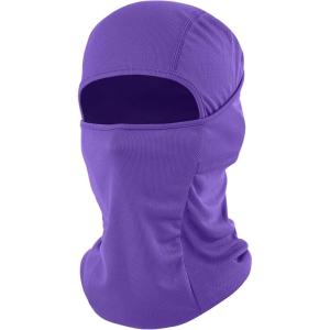 Ski Mask Balaclava Shiesty, Motorcycle Football Windproof UV Protector Cooling for Men/Women(Purple)