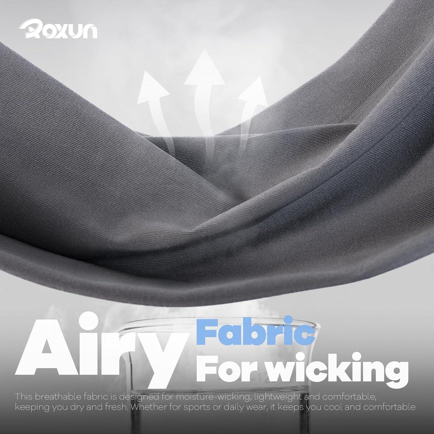 image4 Pack Neck Gaiter Cooling Breathable Face Mask UV Protection Scarf Hiking Bandana for MenWomenBlackgraywhitearmy Green