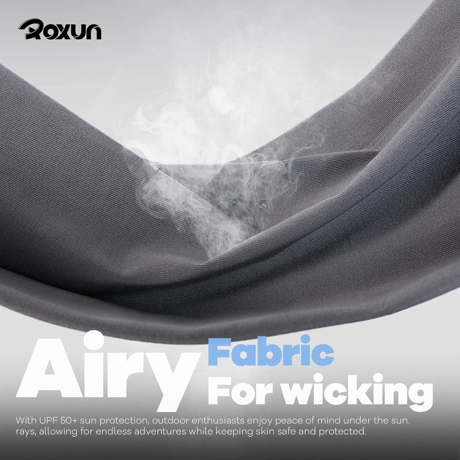 image4 Pack Neck Gaiter Cooling Breathable Face Mask UV Protection Scarf Hiking Bandana for MenWomenBlacklight Graynavyarmy Green