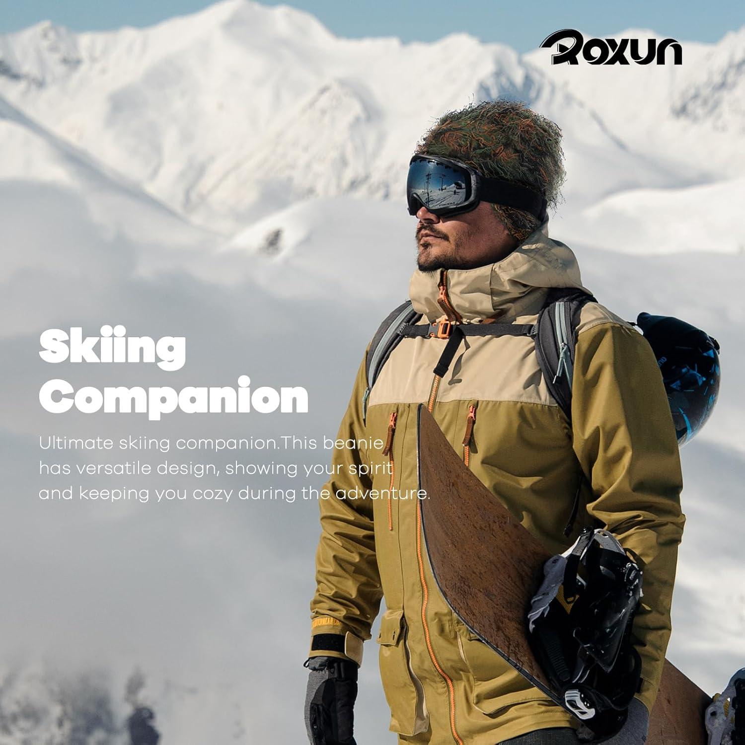 imageDistressed Beanie Fuzzy Shiesty Yeat Warm One Size for Men Women Winter Fashion Knit CapRed Blue Mixed