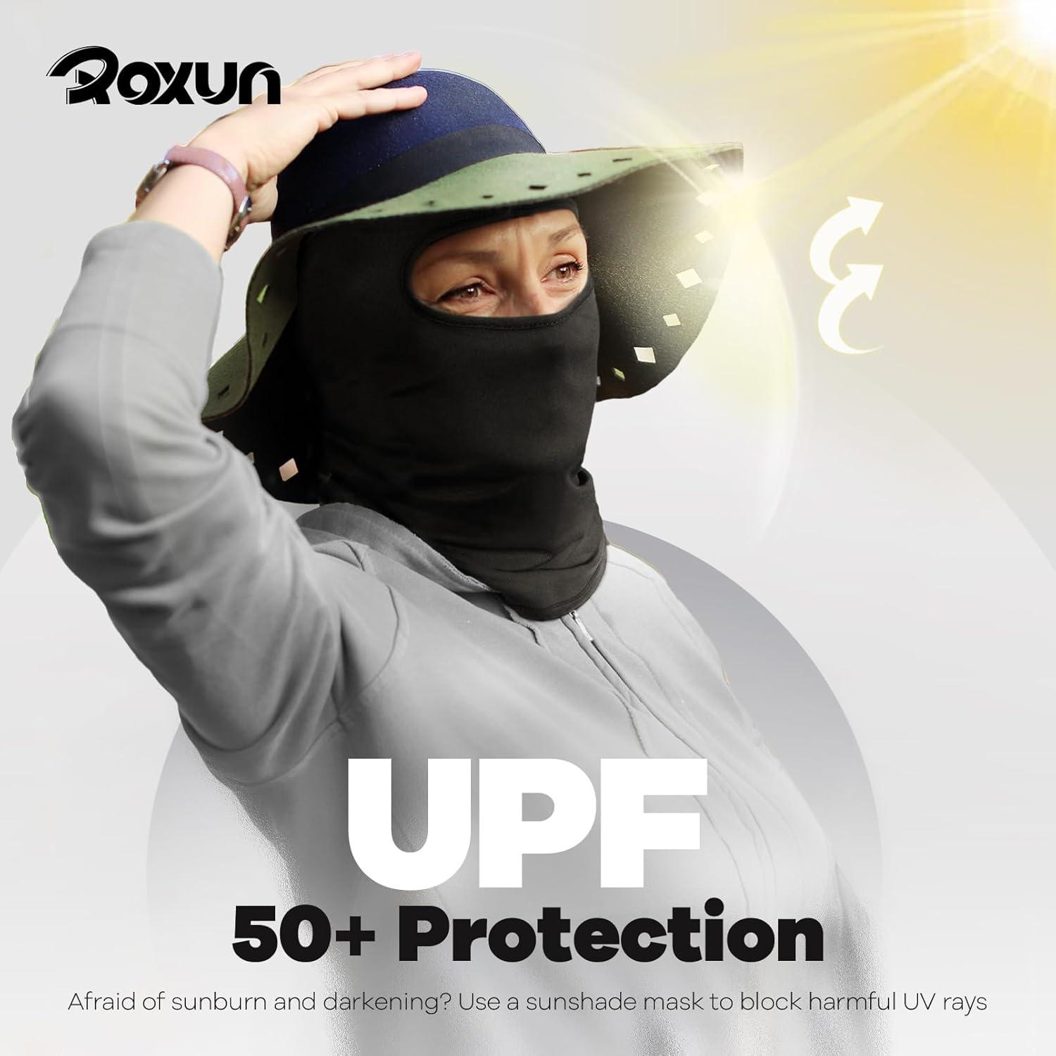 imageSki Mask Balaclava Shiesty 2 Pack Neck Gaiter Motorcycle UV Protector Cooling for MenWomenOrangeneon Yellow