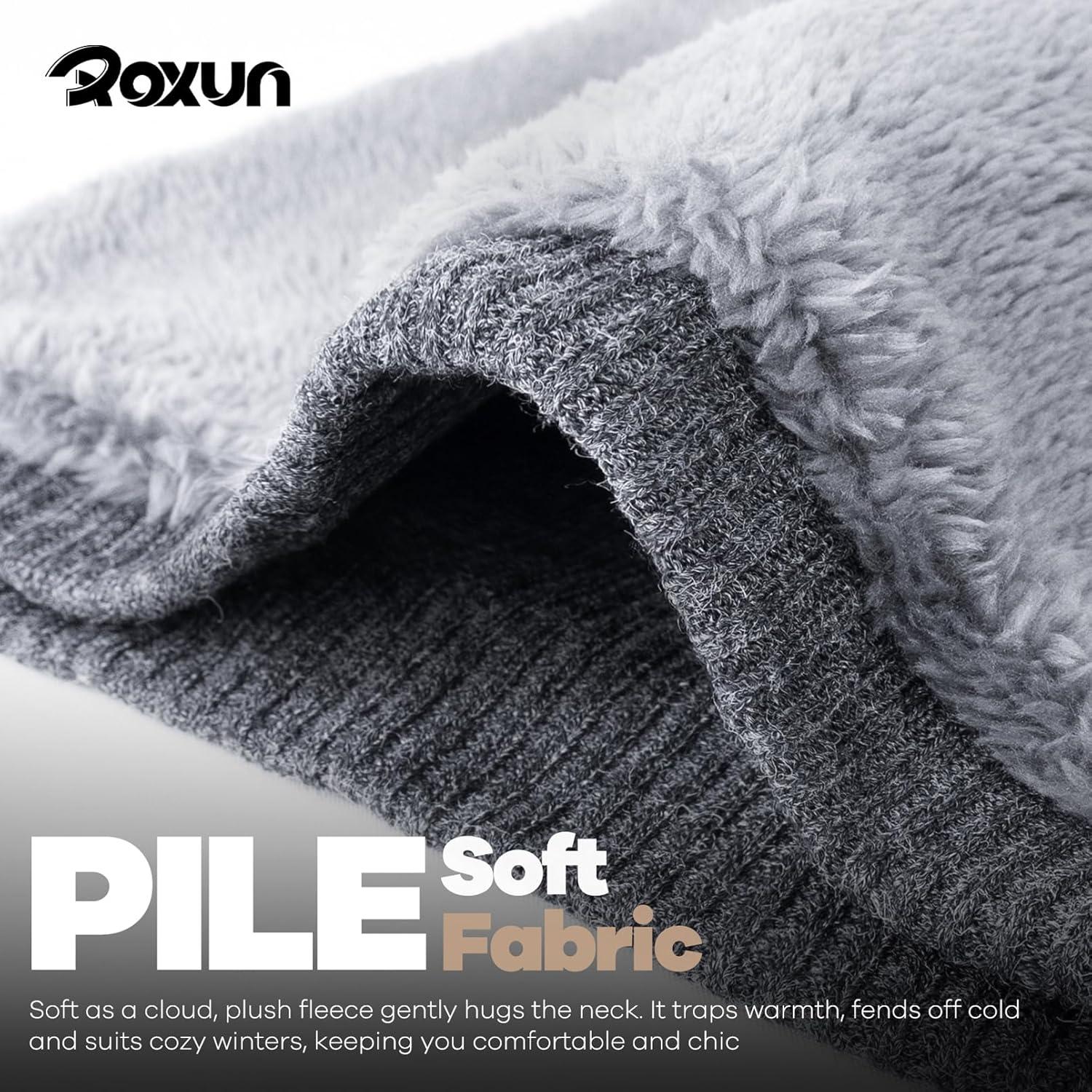 imageWinter Neck Gaiter Neck Warmer Cover Ski Gaiters for MenWomen Fleece Thick Elegant StylishDeep Teal