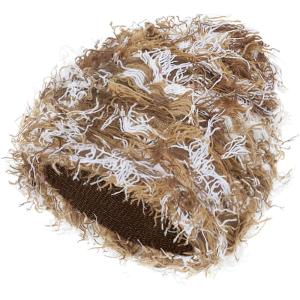 Distressed Beanie, Fuzzy Shiesty Yeat Warm One Size for Men Women Winter Fashion Knit Cap(Brown Mixed)