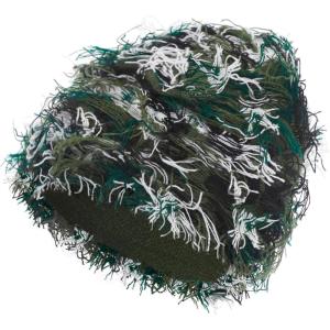 Distressed Beanie, Fuzzy Shiesty Yeat Warm One Size for Men Women Winter Fashion Knit Cap(Green Mixed)