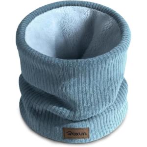 Winter Neck Gaiter, Neck Warmer Cover Ski Gaiters for Men/Women Fleece Thick Elegant Stylish(Blue)