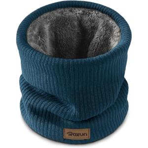 Winter Neck Gaiter, Neck Warmer Cover Ski Gaiters for Men/Women Fleece Thick Elegant Stylish(Deep Teal)
