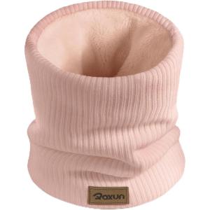 Winter Neck Gaiter, Neck Warmer Cover Ski Gaiters for Men/Women Fleece Thick Elegant Stylish(Pink)