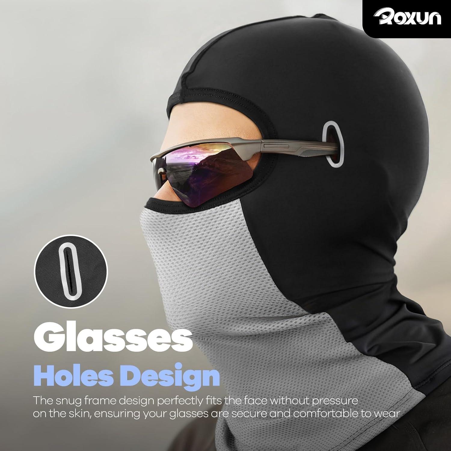 image:imageBalaclava Cycling Face Mask Summer Cooling Ice Silk Mesh Moto Sun Protection Ski for Men WomenNavy