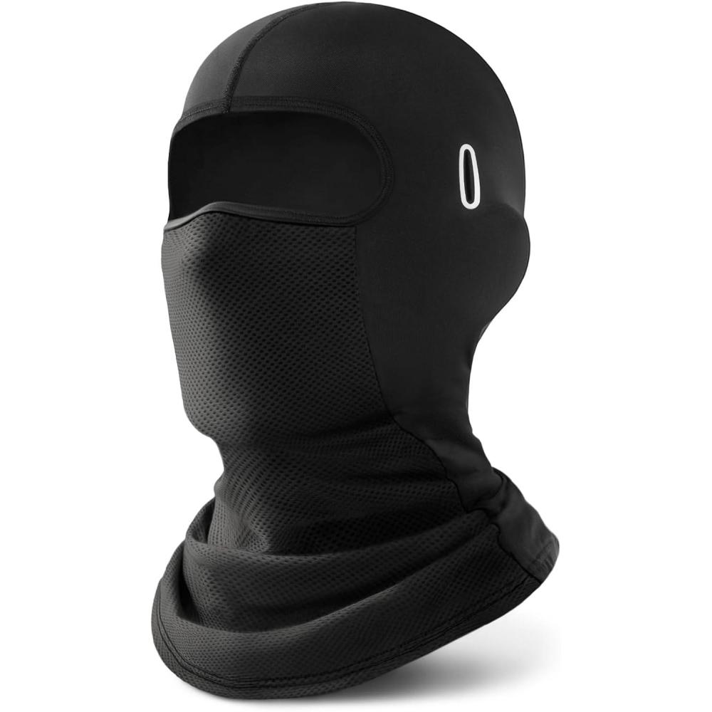 image:imageBalaclava Cycling Face Mask Summer Cooling Ice Silk Mesh Moto Sun Protection Ski for Men WomenBlack