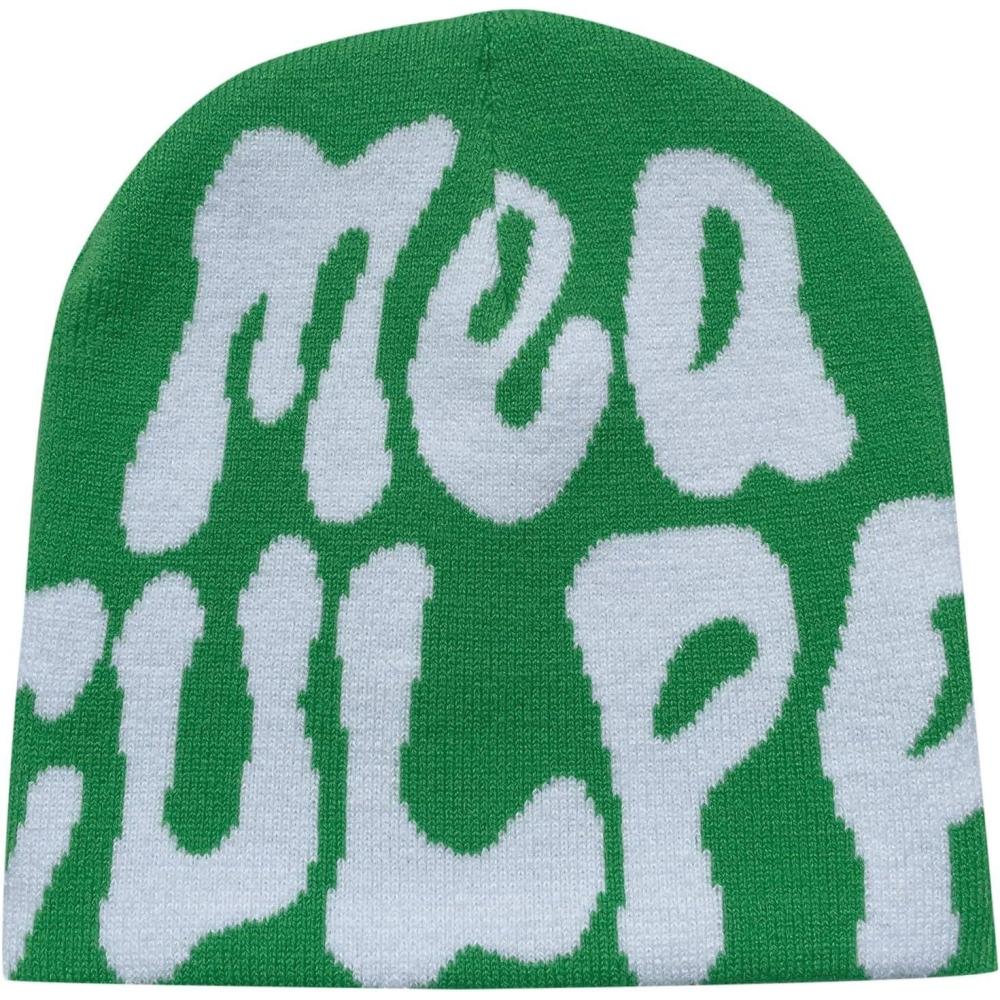 imageBonnet MEA Y2K Bonnet tricot pour Homme et Femme Bonnet Souple et Bonnet en Tricot Unisexe01 Vert