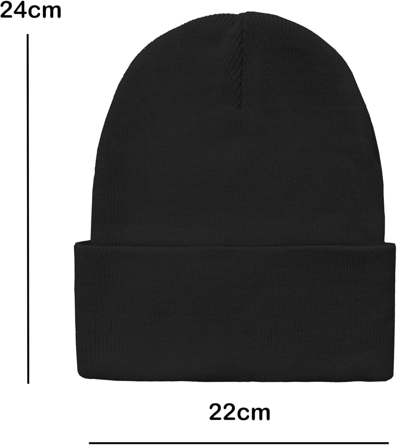 imageZSUN Bonnet en tricot dhiver unisexe multicolore hiver cod 7252Noir