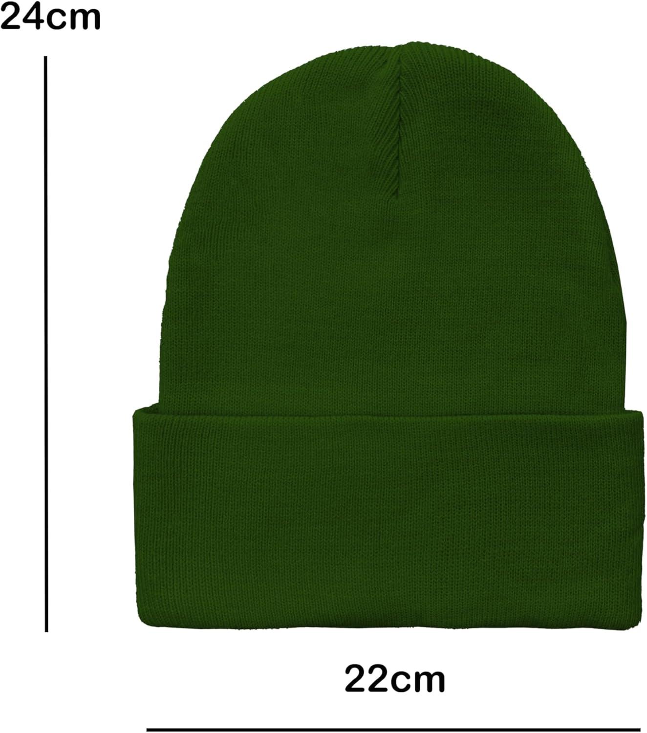 imageZSUN Bonnet en tricot dhiver unisexe multicolore hiver cod 7252Vert noir