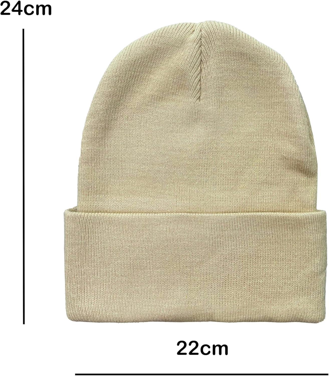 imageZSUN Bonnet en tricot dhiver unisexe multicolore hiver cod 7252beige