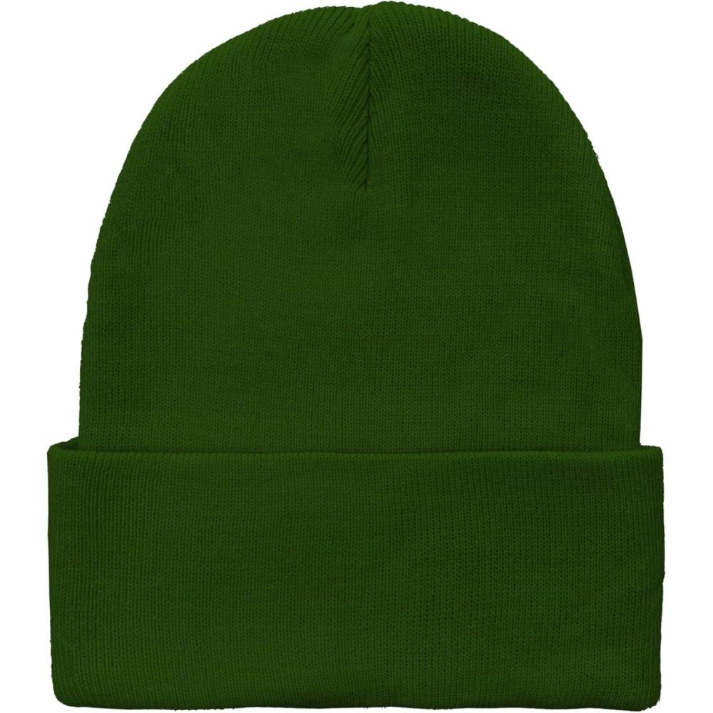 imageZSUN Bonnet en tricot dhiver unisexe multicolore hiver cod 7252Vert