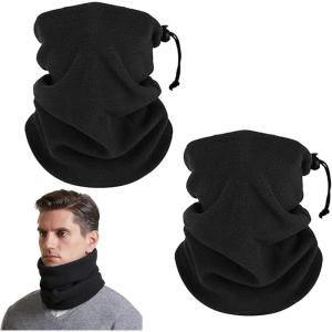2 cache-cou d&rsquo;hiver en polaire coupe-vent, Cache Cou Tubulaire, Hiver Polaire Cache-Cou, Écharpe Tubulaire, Tour de Cou Thermique Foulard, pour Ski Course Moto Vélo, pour Unisexe homme et femme