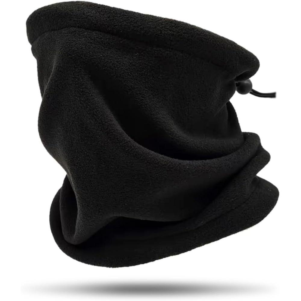 imageflintronic Cache Cou Elastique pour Homme et Femme Tour de Cou CoupeVent et Respirant Polaire CacheCou charpe Respirante Vlo Masque Cache Couvre pour Sports Cyclisme Ski Randonne1 Noir1