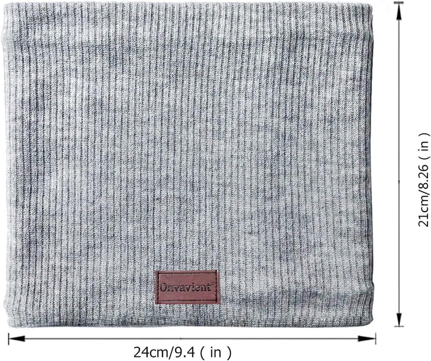 imagecharpe Hommes Hiver Tubulaire Foulard Ski Chaud Cache CouCou Hiver charpe Coupe Cagoule Cachelastique pais Doux Fleece Echarpe Hommes et FemmesCou Gaiter MasqueType1gris Clair