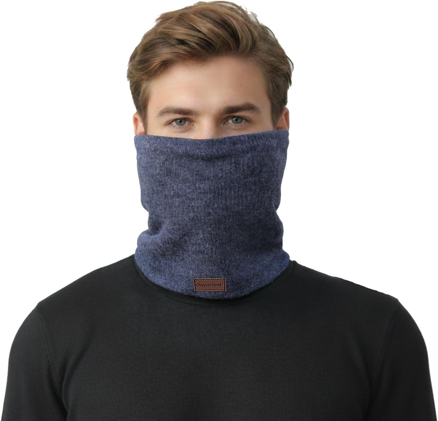 imagecharpe Hommes Hiver Tubulaire Foulard Ski Chaud Cache CouCou Hiver charpe Coupe Cagoule Cachelastique pais Doux Fleece Echarpe Hommes et FemmesCou Gaiter MasqueType1violet