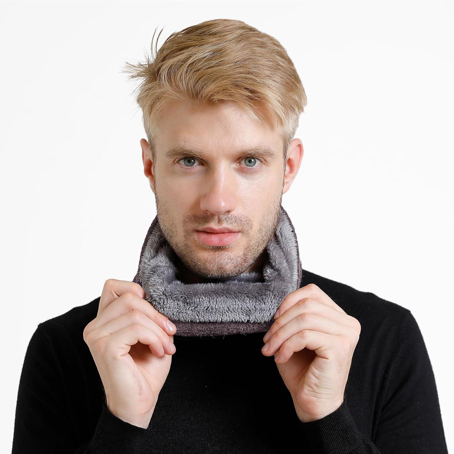 imagecharpe Hommes Hiver Tubulaire Foulard Ski Chaud Cache CouCou Hiver charpe Coupe Cagoule Cachelastique pais Doux Fleece Echarpe Hommes et FemmesCou Gaiter MasqueType2rose