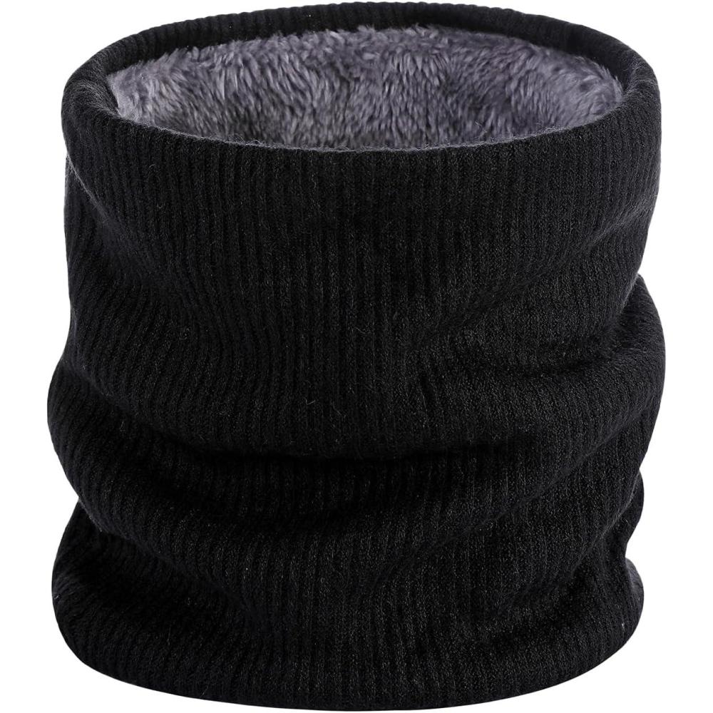 imageTour de Cou charpe Hiver Tubulaire Foulard Ski Chaud Cache CouCou Hiver pais Doux maille Doublure Polaire Neck Warmer pour Spors Moto Cycliste Vlo Ski