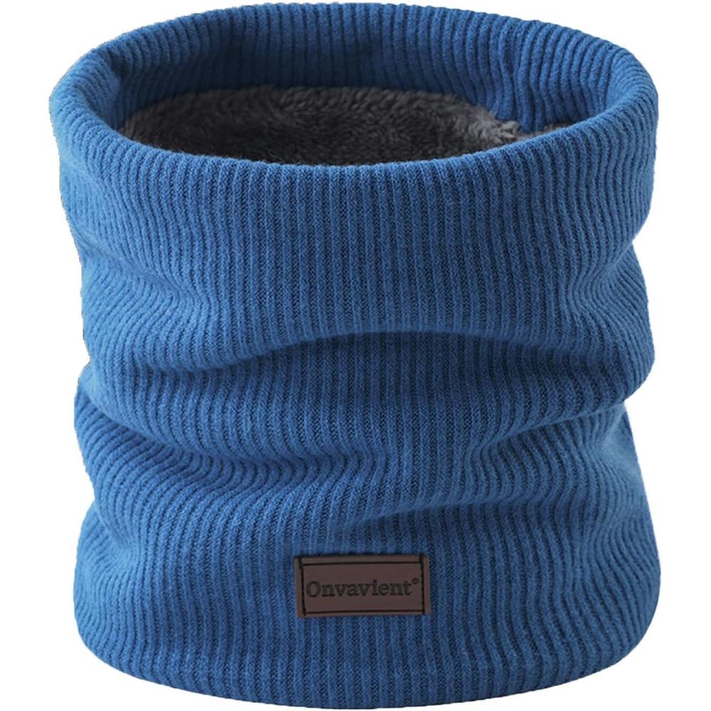 imagecharpe Hommes Hiver Tubulaire Foulard Ski Chaud Cache CouCou Hiver charpe Coupe Cagoule Cachelastique pais Doux Fleece Echarpe Hommes et FemmesCou Gaiter MasqueType1bleu