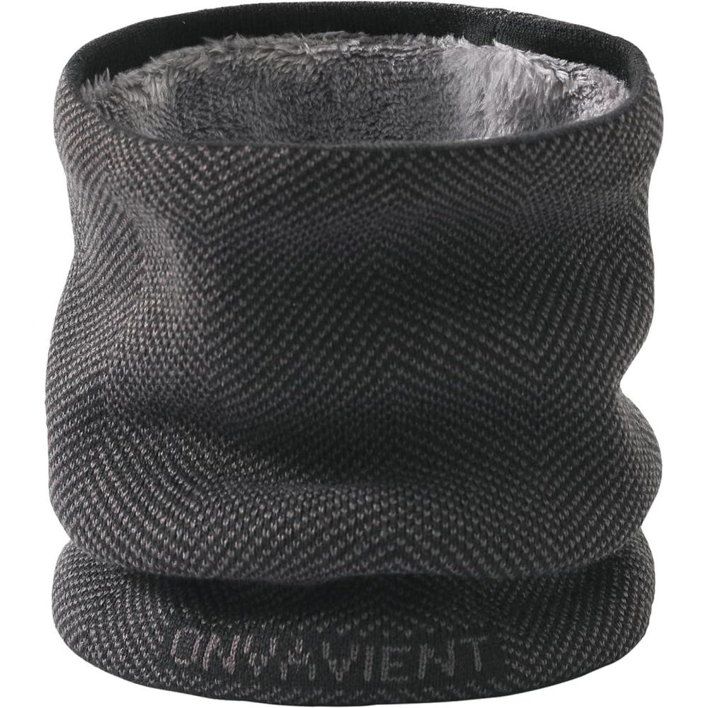 imagecharpe Hommes Hiver Tubulaire Foulard Ski Chaud Cache CouCou Hiver charpe Coupe Cagoule Cachelastique pais Doux Fleece Echarpe Hommes et FemmesCou Gaiter MasqueType3noir
