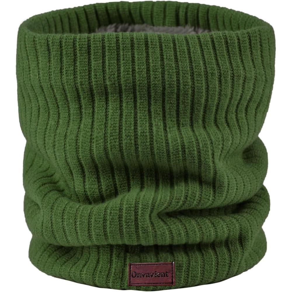 imagecharpe Hommes Hiver Tubulaire Foulard Ski Chaud Cache CouCou Hiver charpe Coupe Cagoule Cachelastique pais Doux Fleece Echarpe Hommes et FemmesCou Gaiter MasqueType2vert