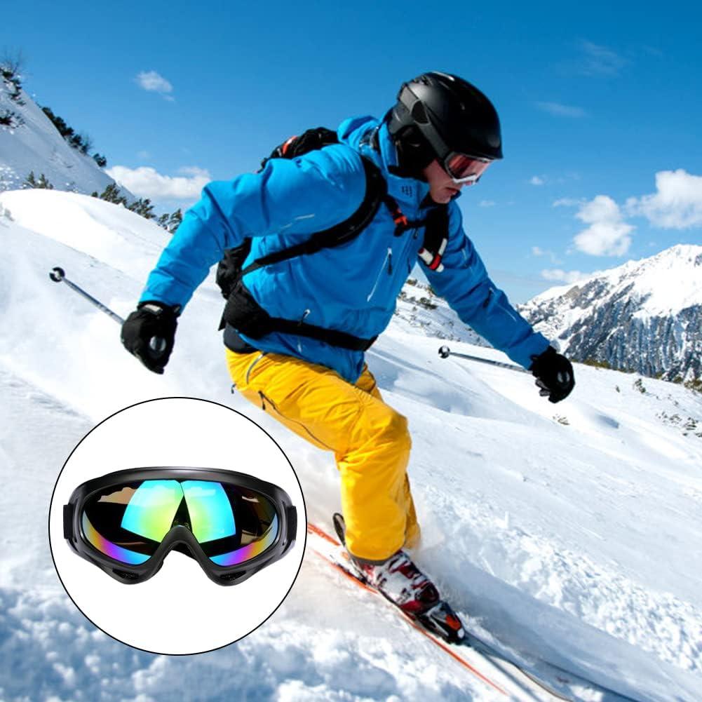 imageLunettes de Ski Masques Snowboard Masque de Ski Lunettes de Moto Masque de Ski Pro Antibue Lunettes de Ski Moto Lunettes de Protection Pour Moto Ski Vlo Pche UV Protection Unisex