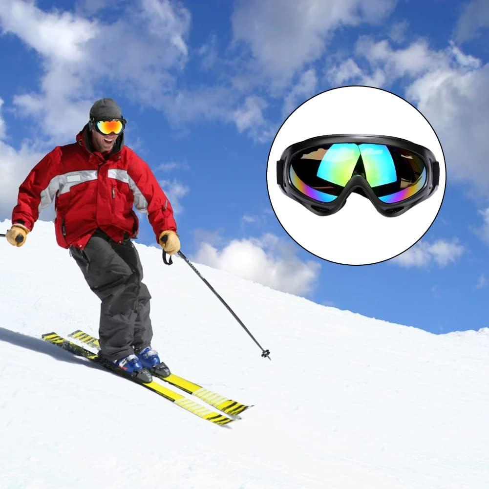 imageLunettes de Ski Masques Snowboard Masque de Ski Lunettes de Moto Masque de Ski Pro Antibue Lunettes de Ski Moto Lunettes de Protection Pour Moto Ski Vlo Pche UV Protection Unisex
