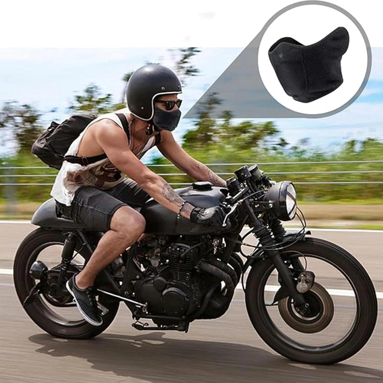 imageDemi Masque Coupe Vent Masque de Ski avec Cache Oreilles rglables pour Homme et Femme pour lhiver et la Course Pied pour Moto vlo Ski Snowboard randonne activits de Plein air