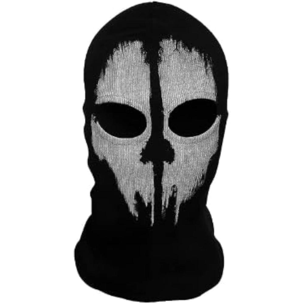 imageCOD Masque fantme Crne Cagoule MW2 Costume de squelette Tte complte Ski Snood Mask Knitted Windproof Warmers Casque pour vlo skateboard moto snowboard sports de plein airStyle 2