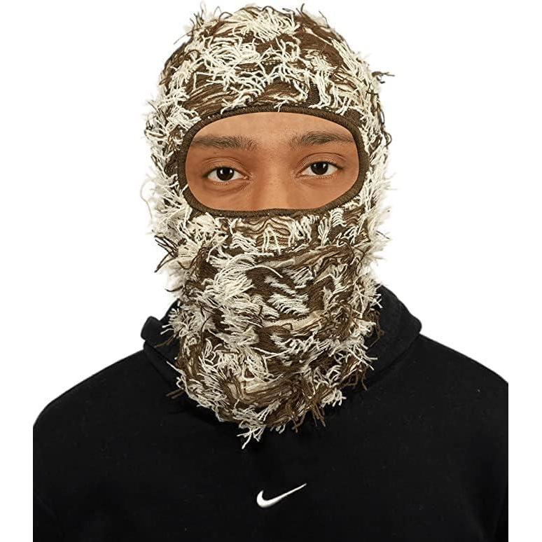 imageCagoule en dtresse Tricot Masque de Ski intgral Masque de dtresse Tendance Taille Unique pour lhiver CoupeVent CacheCou pour Homme et Femme14