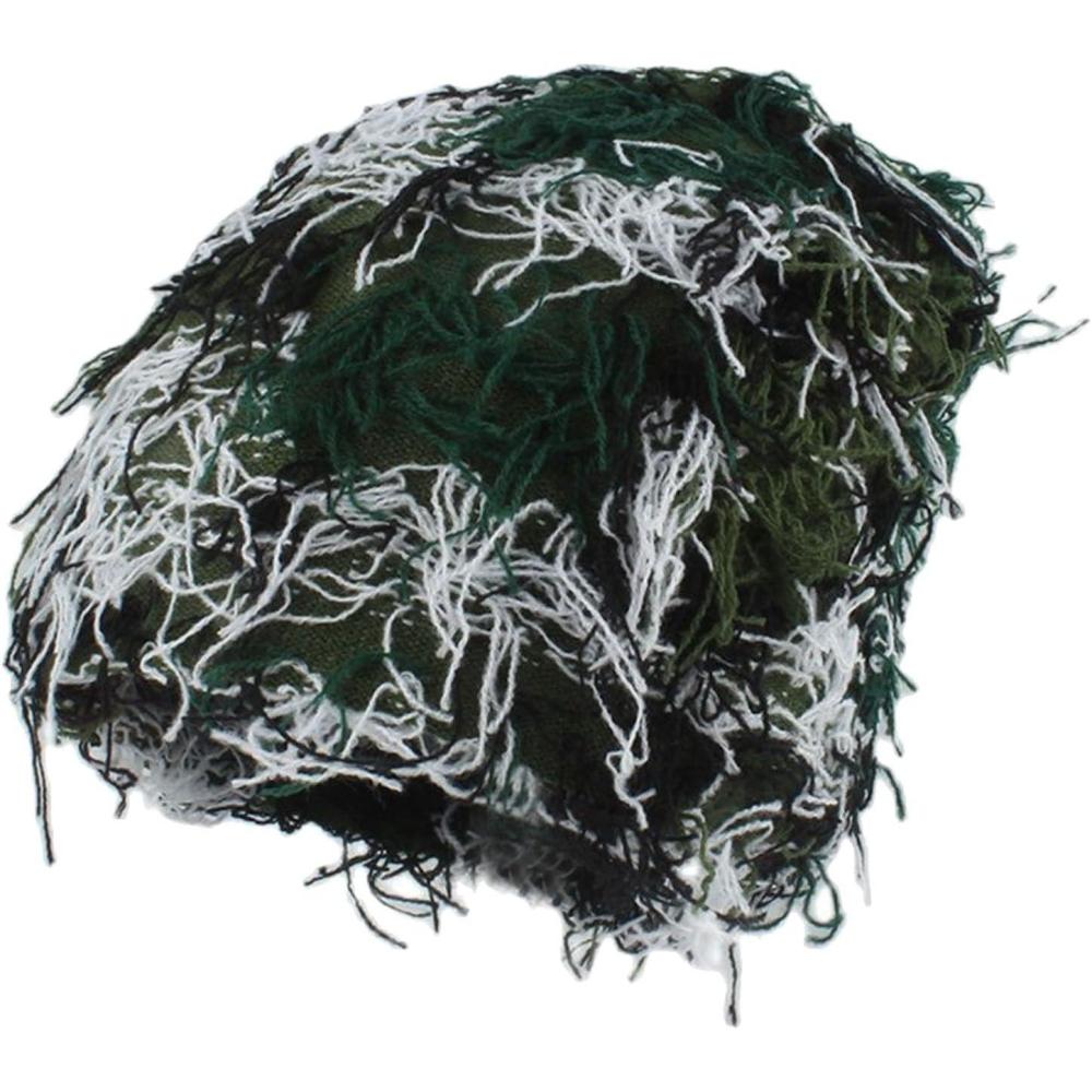 image:imageGnrique Bonnet Casquette Homme Chapeau en Laine tricot en dtresseChapeau dhiver PelucheLaine pais et Chaudde Neige pour Femmestricot de Ski Plein airCamouflage