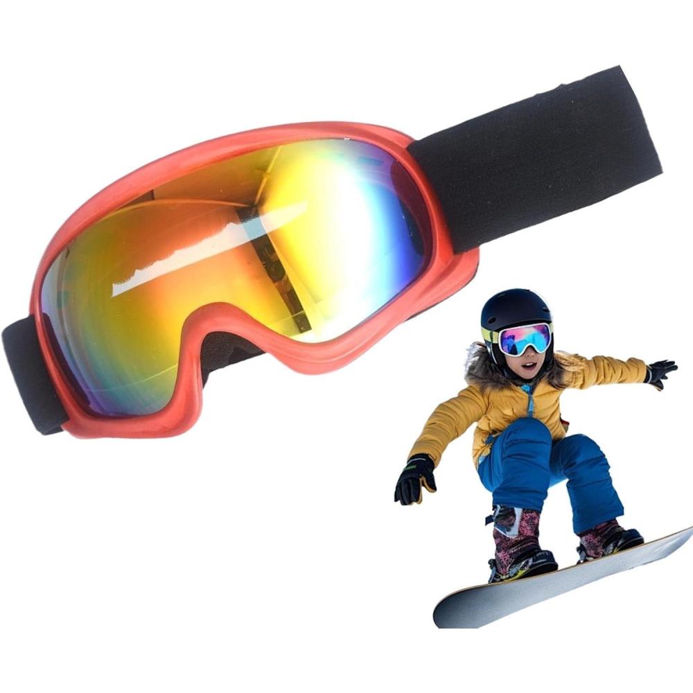image:imageLunettes De Ski Masque De Snowboard Pour Enfant Masque De Ski Protection Pour Enfant AntiUV Antibue Lunettes De Ski Enfant CoupeVent Lunettes De Neige Masuqe Ski Pour Garon Et FilleB