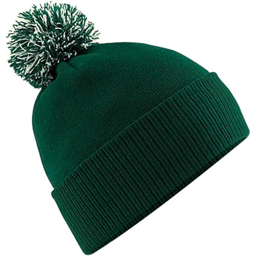 image:imageBeechfield Snowstar Bonnet Enfant UnisexeVERT BOUTEILLE Blanc