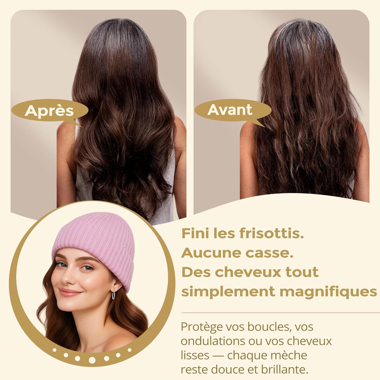 image:imageBonnet Chic doubl de Satin Bonnet dHiver Chaud en Tricot pour Femme ampamp Homme Style Tendance UnisexeRouge vif
