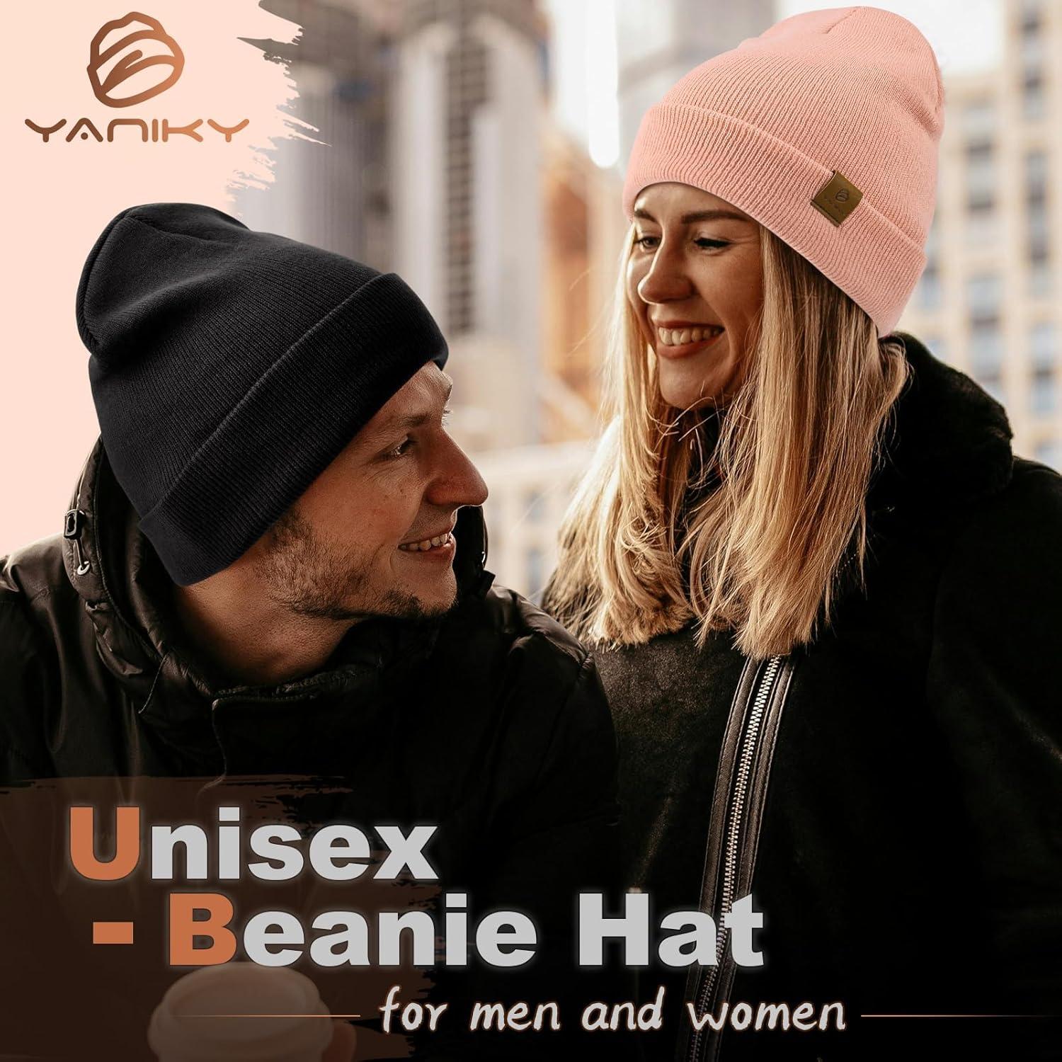 image:imageBonnets pour hommes bonnets pour femmes coupevent et chaud bonnet tricot revers avec tte de mort unisexe chapeau dautomne et dhiverRose