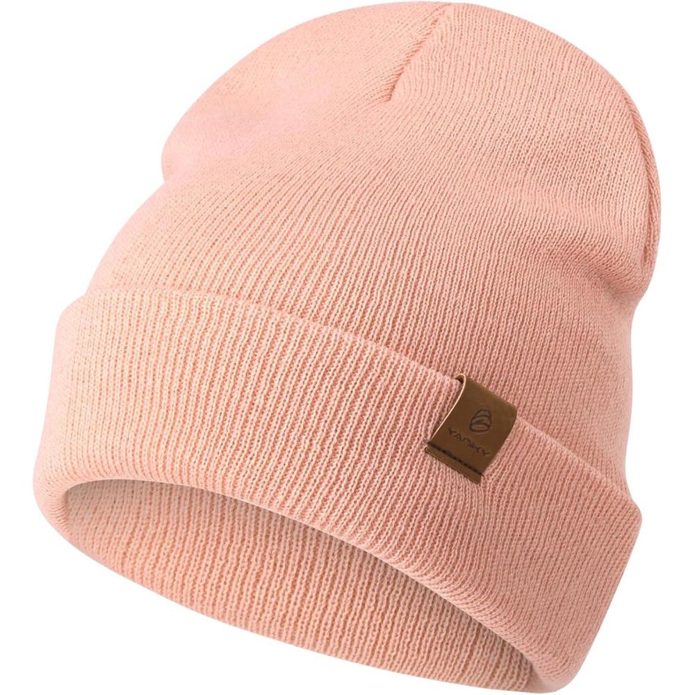image:imageBonnets pour hommes bonnets pour femmes coupevent et chaud bonnet tricot revers avec tte de mort unisexe chapeau dautomne et dhiverRose