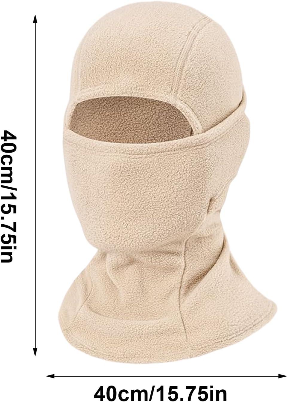 image:imageMasque de ski Cachecou avec capuche pour temps froid Masque de protection du visage thermique en polaire Pour hommes et femmes Snowboard Travail Ski Randonne Travail Conduite VoyageAbricot