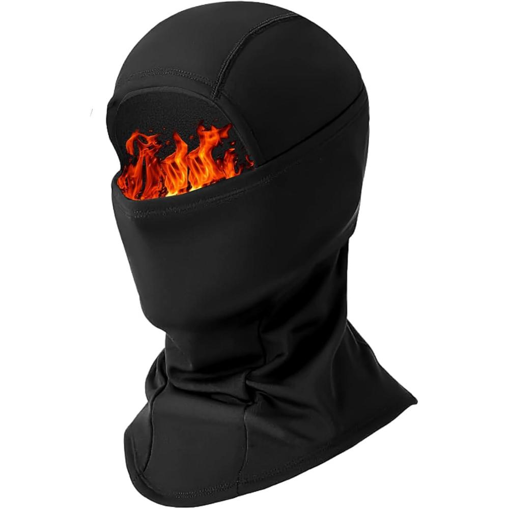 image:imageCagoule dhiver cagoule masque de ski pour hommefemmeNoir