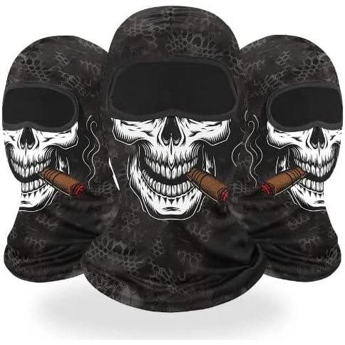 image:imageCagoule Masque facial respirant lger pour ski moto course et cyclisme Cagoule multifonction Unisexe Homme Femme Enfant Garon FillesMotif 3